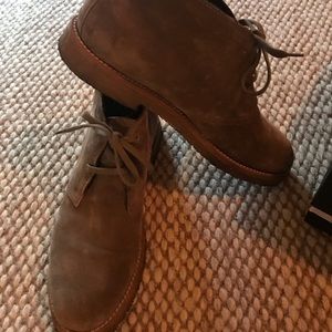 Vince Clay Suede Ankle Boots in Flint, Size 10